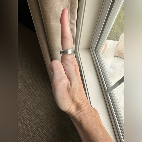 Silver Plated Spoon Ring - Picture 7 of 13